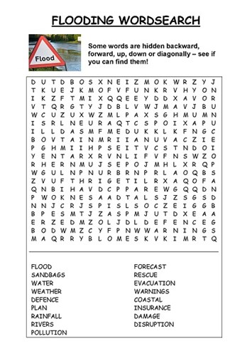 Flooding Wordsearch (1)